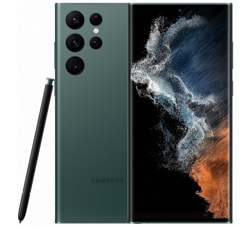 Смартфон Samsung Galaxy S22 Ultra 12/256 ГБ, зеленый Смартфон Samsung Galaxy S22 Ultra 12/256 ГБ, зеленый