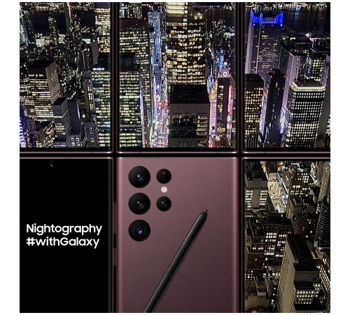 Смартфон Samsung Galaxy S22 Ultra 8/128 ГБ, бургунди (SM-S908B) Смартфон Samsung Galaxy S22 Ultra 8/128 ГБ, бургунди (SM-S908B)