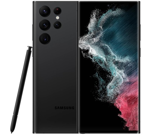 Смартфон Samsung Galaxy S22 Ultra 12/256 ГБ, черный фантом