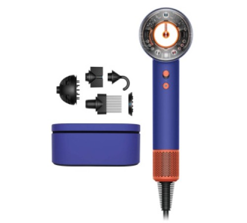 Фен Dyson Supersonic HD16 с кейсом, vinca blue/topaz, cиний/топаз, HK