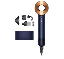 Фен Dyson Supersonic HD07 с кейсом для хранения, EU/AE, prussian blue/rich copper 