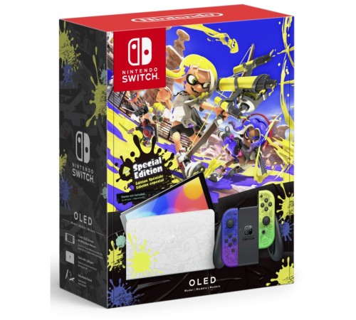 Игровая приставка Nintendo Switch OLED 64 ГБ Splatoon 3 Edition