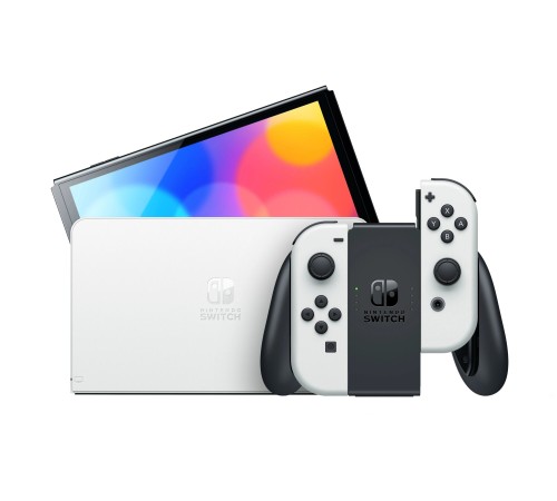 Игровая приставка Nintendo Switch OLED 64 ГБ, белый