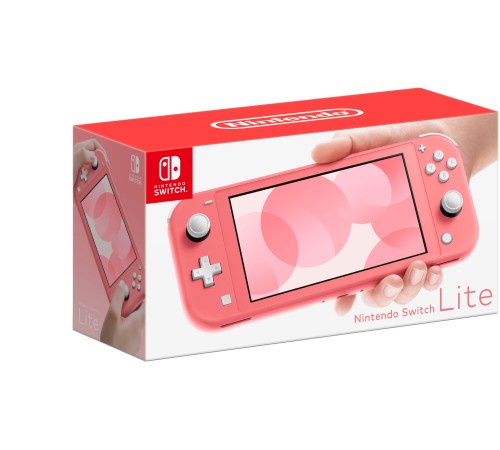 Игровая приставка Nintendo Switch Lite 32 ГБ, коралловый