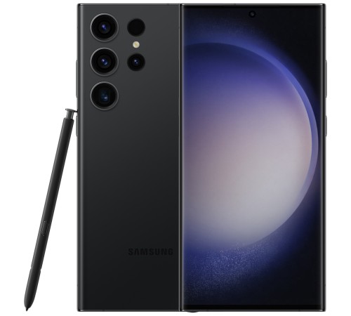 Смартфон Samsung Galaxy S23 Ultra 12/256 ГБ, черный фантом