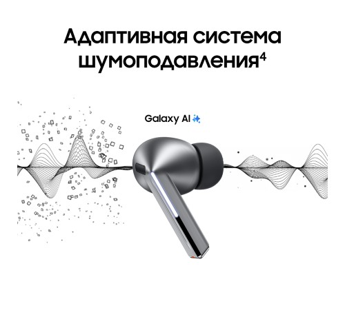 Беспроводные наушники Samsung Galaxy Buds 3 Pro, серебряный 