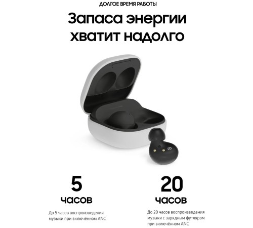 Беспроводные наушники Samsung Galaxy Buds2, graphite Беспроводные наушники Samsung Galaxy Buds2, graphite