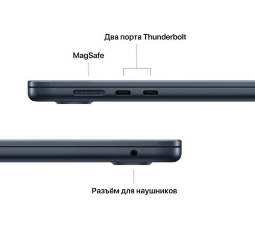 Apple MacBook Air 15.3 2023 (MQTM3)(Z18U0)(Z18U000NU) (M2 CPU 8-Core, GPU 10-Core, 16GB, 1Tb) Midnight