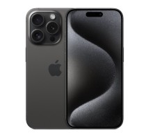 Смартфон Apple iPhone 15 Pro 128GB, Dual nano SIM, Black Titanium Смартфон Apple iPhone 15 Pro 128GB, Dual nano SIM, Black Titanium