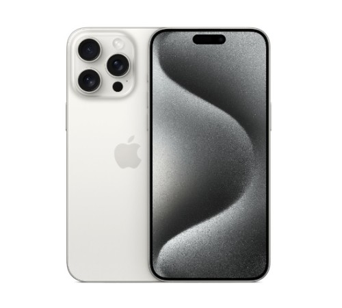 Смартфон Apple iPhone 15 Pro Max 512GB, Dual: nano SIM + eSIM, White Titanium Смартфон Apple iPhone 15 Pro Max 512GB, Dual: nano SIM + eSIM, White Titanium
