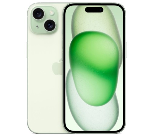 Смартфон Apple iPhone 15 128ГБ, Dual: nano SIM + eSIM, зеленый Смартфон Apple iPhone 15 128ГБ, Dual: nano SIM + eSIM, зеленый
