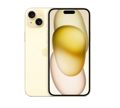 Смартфон Apple iPhone 15 Plus 128ГБ, Dual nano SIM, желтый