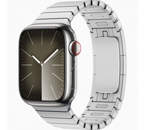 Apple Watch Series 8 41mm Silver Stainless Steel Case with Silver Link Bracelet