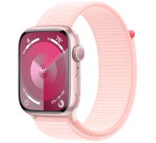 Apple Watch  S9 41mm Pink Aluminum Case with Light Pink Sport Loop (MR953)