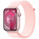 Apple Watch  S9 41mm Pink Aluminum Case with Light Pink Sport Loop (MR953)