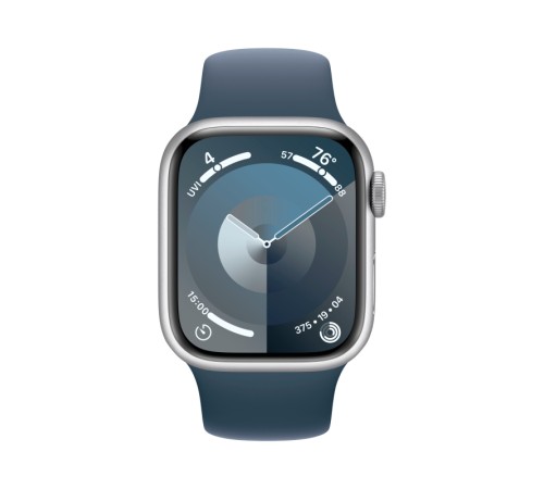 Apple Watch S9 45mm Silver Aluminium/White S/M