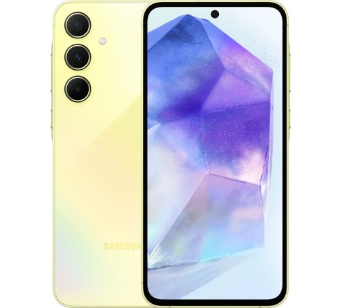 Смартфон Samsung Galaxy A55 5G 8/256ГБ, Dual: nano SIM + eSIM, lemon Смартфон Samsung Galaxy A55 5G 8/256ГБ, Dual: nano SIM + eSIM, lemon