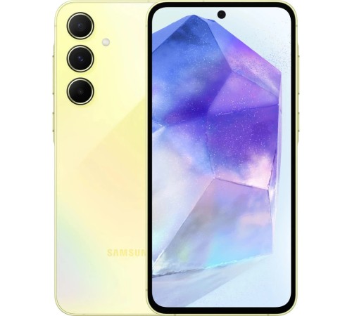 Смартфон Samsung Galaxy A55 5G 12/256ГБ, Dual: nano SIM + eSIM, lemon Смартфон Samsung Galaxy A55 5G 12/256ГБ, Dual: nano SIM + eSIM, lemon