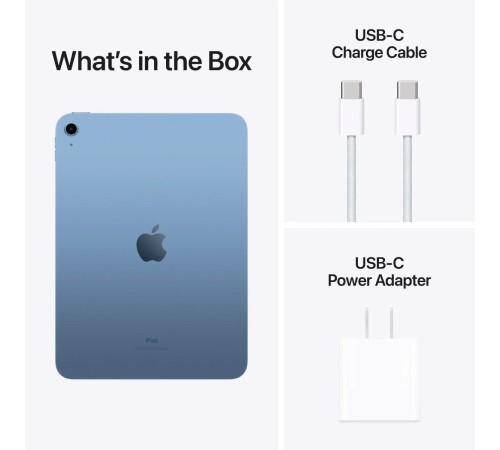 Планшет Apple iPad 10.9 2022, 256 ГБ, Wi-Fi, iPadOS, синий