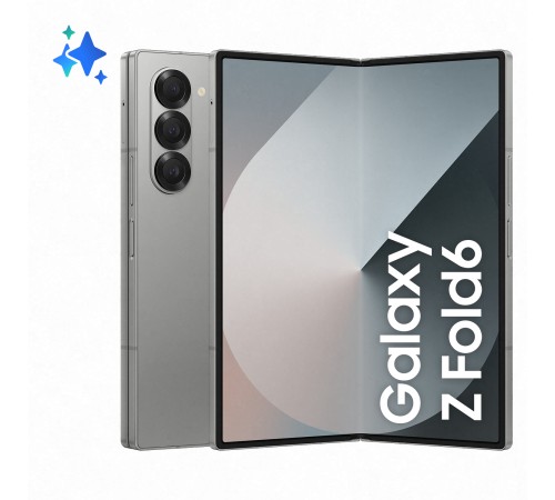 Смартфон Samsung Galaxy Z Fold6 12/256 ГБ, Dual: nano SIM + eSIM, Серебристый Смартфон Samsung Galaxy Z Fold6 12/256 ГБ, Dual: nano SIM + eSIM, Серебристый