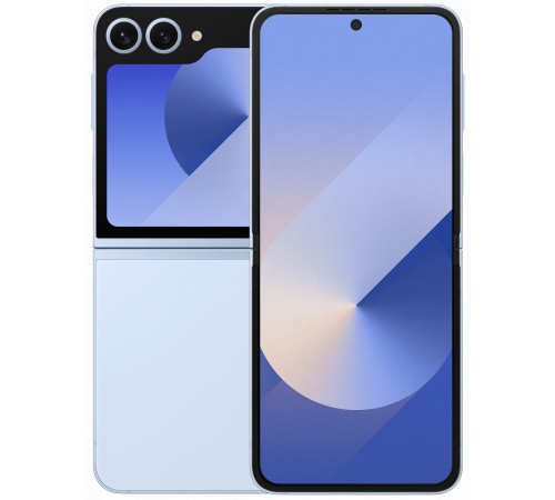 Смартфон Samsung Galaxy Z Flip6 12/256 ГБ, Dual: nano SIM + eSIM, голубой Смартфон Samsung Galaxy Z Flip6 12/256 ГБ, Dual: nano SIM + eSIM, голубой