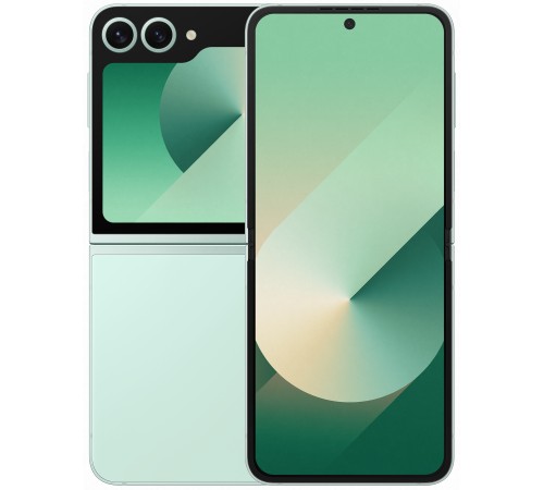Смартфон Samsung Galaxy Z Flip6 12/512 ГБ, Dual: nano SIM + eSIM, мятный Смартфон Samsung Galaxy Z Flip6 12/512 ГБ, Dual: nano SIM + eSIM, мятный