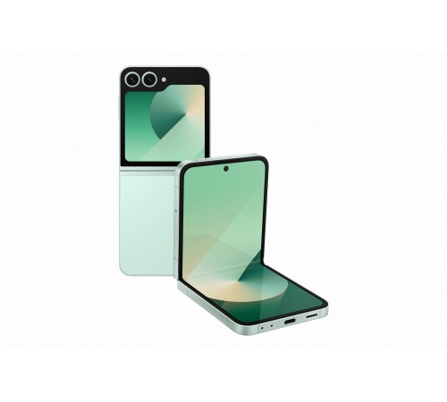 Смартфон Samsung Galaxy Z Flip6 12/512 ГБ, Dual: nano SIM + eSIM, мятный Смартфон Samsung Galaxy Z Flip6 12/512 ГБ, Dual: nano SIM + eSIM, мятный