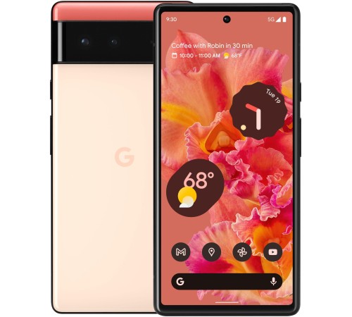 Смартфон Google Pixel 6 8/256 ГБ, nano SIM+eSIM, kinda coral