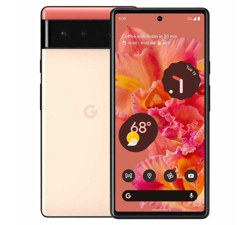 Смартфон Google Pixel 6 8/256 ГБ, nano SIM+eSIM, kinda coral
