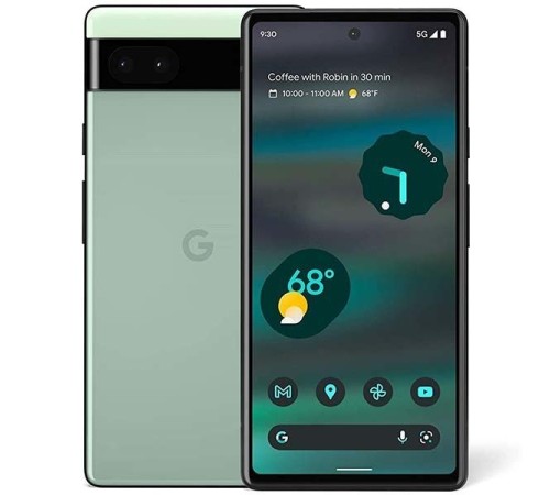 Смартфон Google Pixel 6A 6/128 ГБ, nano SIM+eSIM, Sage