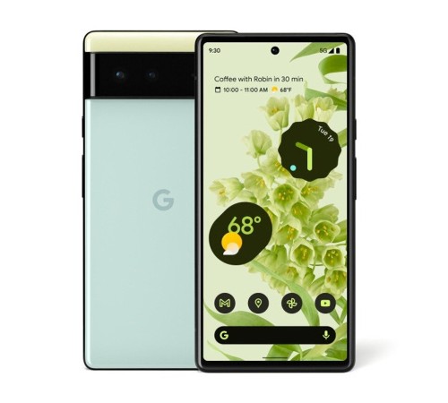 Смартфон Google Pixel 6 8/128 ГБ, nano SIM+eSIM, sorta seafoam