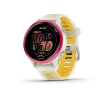 Умные часы Garmin Forerunner 570 42mm Bone Raspberry Mango 010-02970-02