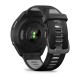 Умные часы Garmin Forerunner 965 Carbon Grey DLC Titanium Bezel with Black Case and Black/Powder Grey Silicone Band (010-02809-20)