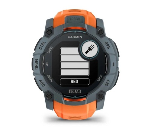 Умные часы Garmin Instinct 3 50 mm Solar Grey Orange 010-02935-01