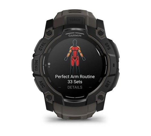 Умные часы Garmin Instinct 3 45 mm AMOLED Black 010-02936-00