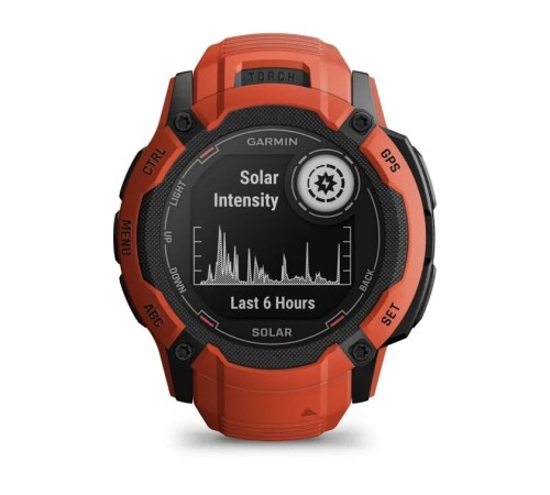 Умные часы Garmin Instinct 2X Solar Red 010-02805-01