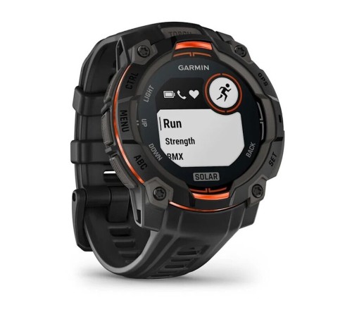 Умные часы Garmin Instinct 3 45 mm Solar Black 010-02934-00 