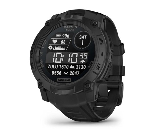 Умные часы Garmin Instinct 3 50 mm Solar Tactical Edition Black 010-02935-50