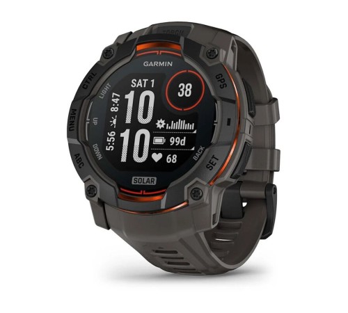 Умные часы Garmin Instinct 3 50 mm Solar Black 010-02935-00