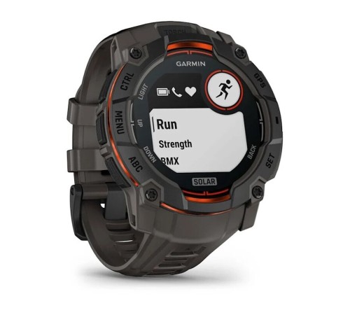 Умные часы Garmin Instinct 3 50 mm Solar Black 010-02935-00