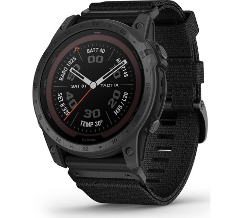 Умные часы Garmin Tactix 7 Pro Ballistics Sapphire Solar Black 010-02704-21 EU