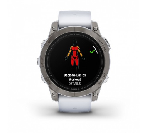 Умные часы Garmin Epix Pro (Gen 2) Sapphire Titanium Whitestone