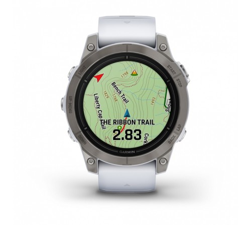 Умные часы Garmin Epix Pro (Gen 2) Sapphire Titanium Whitestone