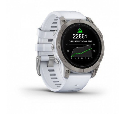 Умные часы Garmin Epix Pro (Gen 2) Sapphire Titanium Whitestone