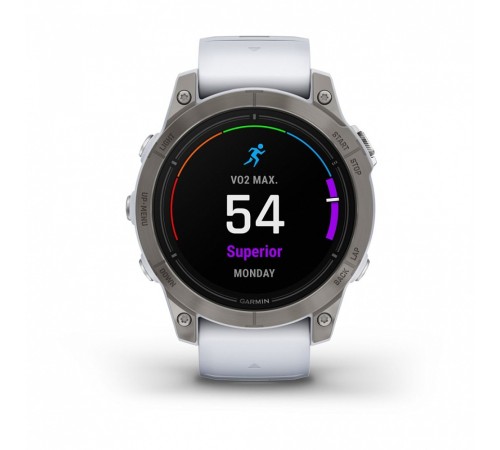 Умные часы Garmin Epix Pro (Gen 2) Sapphire Titanium Whitestone