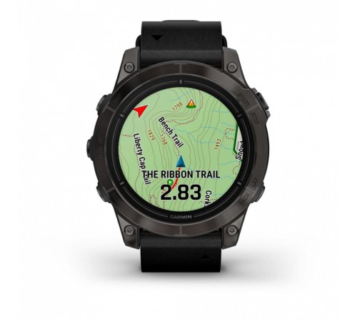 Умные часы Garmin Epix Pro (Gen 2) 47мм Carbon Gray Titanium with Black Band Умные часы Garmin Epix Pro (Gen 2) 47мм Carbon Gray Titanium with Black Band
