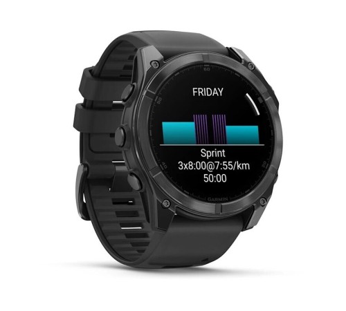 Умные часы Garmin Fenix 8 51mm Amoled Slate Gray with Black Silicone Band 010-02905-00