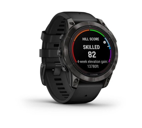 Умные часы Garmin Garmin Fenix 7 Pro 47 мм Sapphire Solar Carbon Grey Whit Black Band 010-02777-00 Умные часы Garmin Garmin Fenix 7 Pro 47 мм Sapphire Solar Carbon Grey Whit Black Band 010-02777-00