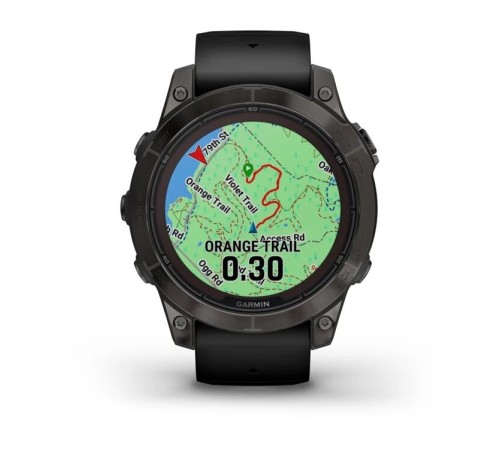 Умные часы Garmin Garmin Fenix 7 Pro 47 мм Sapphire Solar Carbon Grey Whit Black Band 010-02777-00 Умные часы Garmin Garmin Fenix 7 Pro 47 мм Sapphire Solar Carbon Grey Whit Black Band 010-02777-00