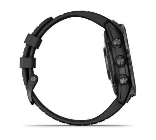 Умные часы Garmin Garmin Fenix 7 Pro 47 мм Sapphire Solar Carbon Grey Whit Black Band 010-02777-00 Умные часы Garmin Garmin Fenix 7 Pro 47 мм Sapphire Solar Carbon Grey Whit Black Band 010-02777-00
